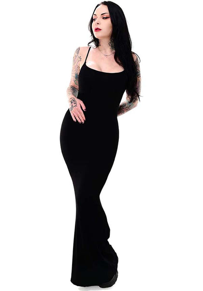 foxblood morticia maxi dress reviews Amelia Ribbed