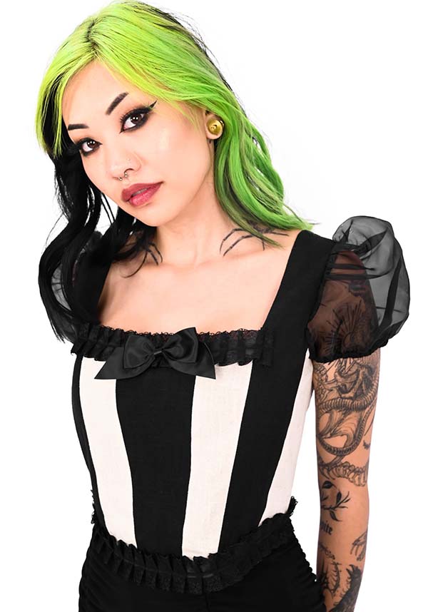 Carnival [Black] | CORSET TOP