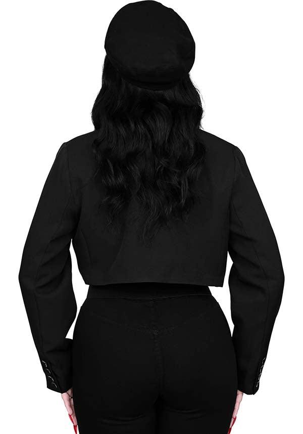 Crop Boss | BLAZER - Beserk - all, all clothing, all ladies, all ladies clothing, blazer, clothing, corporate, discountapp, exclusive, fancy, FB154833, formal, formal wear, foxblood, fp, googleshopping, goth, gothic, halloween clothing, labelexclusive, labelnew, ladies, ladies clothing, ladies crop, ladies outerwear, ladies top, may23, office, office clothing, plus, plus size, R280523, winter clothing