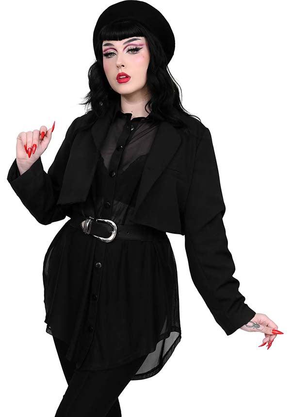 Crop Boss | BLAZER - Beserk - all, all clothing, all ladies, all ladies clothing, blazer, clothing, corporate, discountapp, exclusive, fancy, FB154833, formal, formal wear, foxblood, fp, googleshopping, goth, gothic, halloween clothing, labelexclusive, labelnew, ladies, ladies clothing, ladies crop, ladies outerwear, ladies top, may23, office, office clothing, plus, plus size, R280523, winter clothing