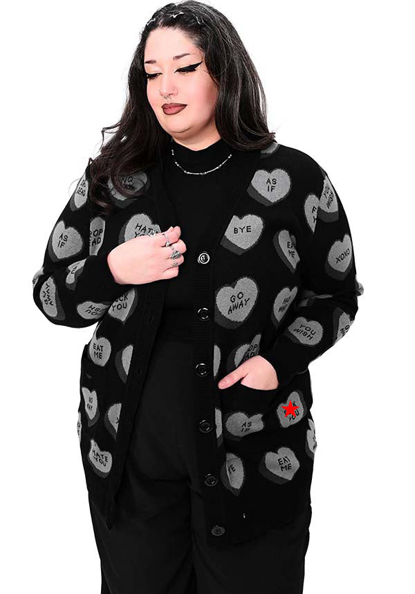 Drop Dead Conversation Hearts | CARDIGAN