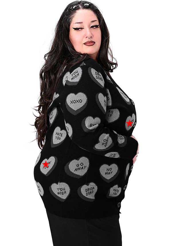 Drop Dead Conversation Hearts | CARDIGAN
