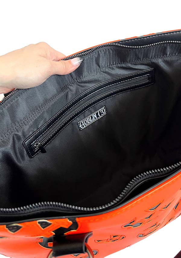 Jack Face [Orange] | TOTE BAG