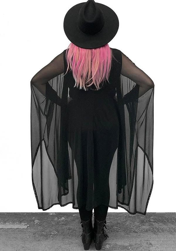 Lilith Mesh | OVERSIZED CLOAK - Beserk - all, all clothing, all ladies, all ladies clothing, black, clickfrenzy15-2023, cloak, clothing, discountapp, edgy, exclusive, FB77154, flowing, flowy, fox blood, foxblood, fp, goth, gothic, labelexclusive, ladies, ladies clothing, ladies outerwear, maternity, medieval, nov21, outerwear, plus, plus size, R231121, renaissance, sheer, winter, winter clothing