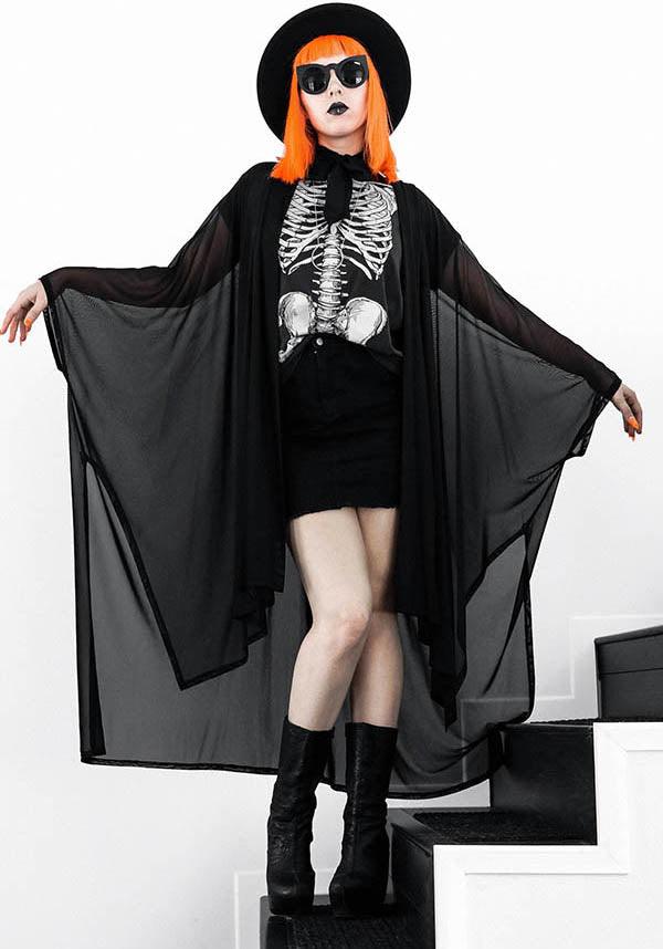 Foxblood - Lilith Mesh Oversized Cloak - Buy Online Australia