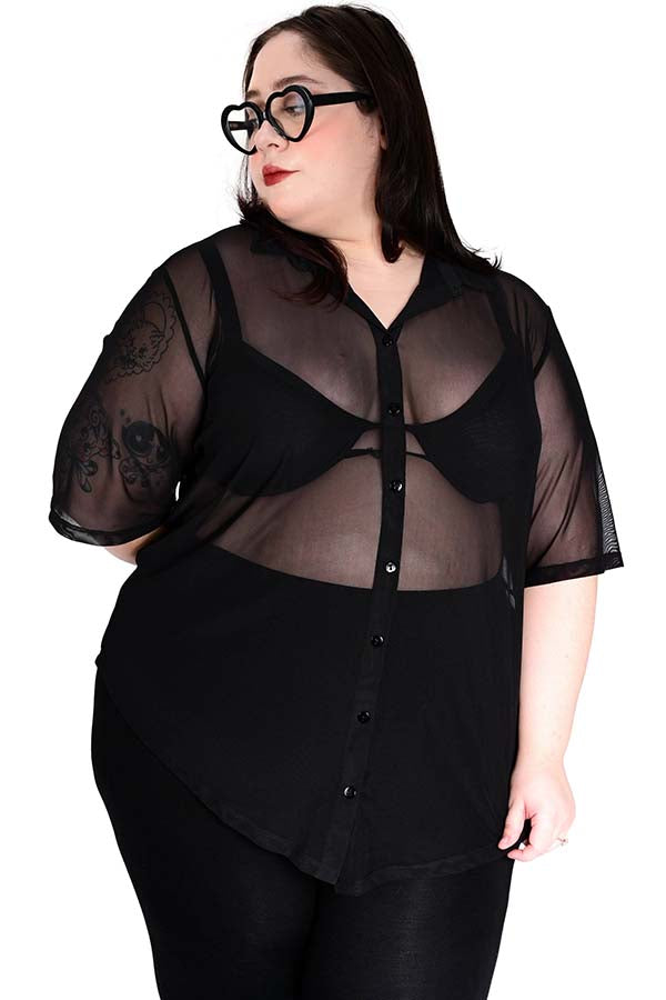 Memphis [Black] | SHORT SLEEVE OVERSIZED SHIRT