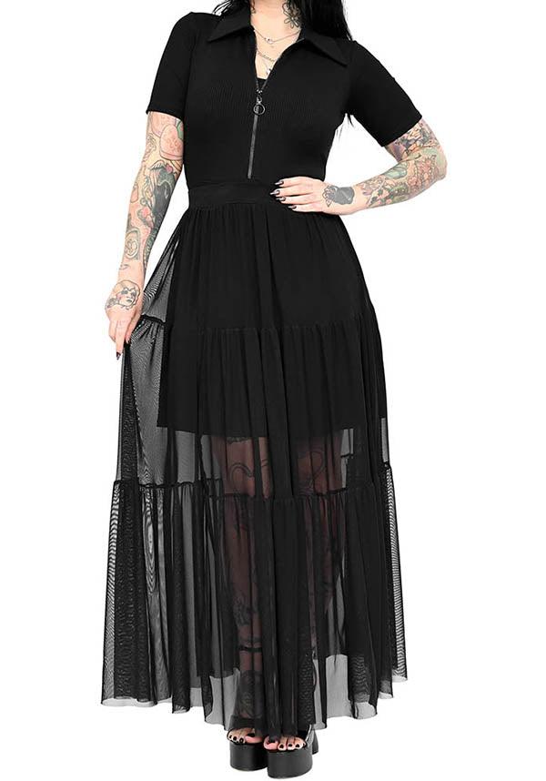 Mesh | MAXI SKIRT* - Beserk - all, all clothing, all ladies clothing, black, clickfrenzy15-2023, clothing, discontinued, discountapp, exclusive, FB97281, fox blood, fp, goth, goth summer, goth summer clothing, gothic, labelexclusive, ladies clothing, ladies skirt, long skirt, mar22, maternity, maxi skirt, plus size, R270322, see through, sheer, skirt, skirts, summer, summer clothing, summer goth, womens skirt