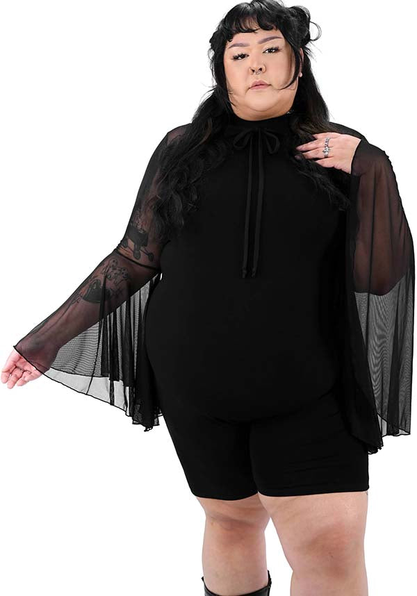 Mesh Mega Bell Sleeve | BOLERO