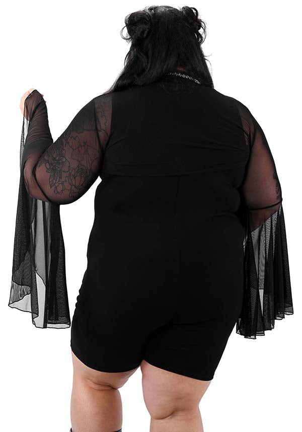 Mesh Mega Bell Sleeve | BOLERO