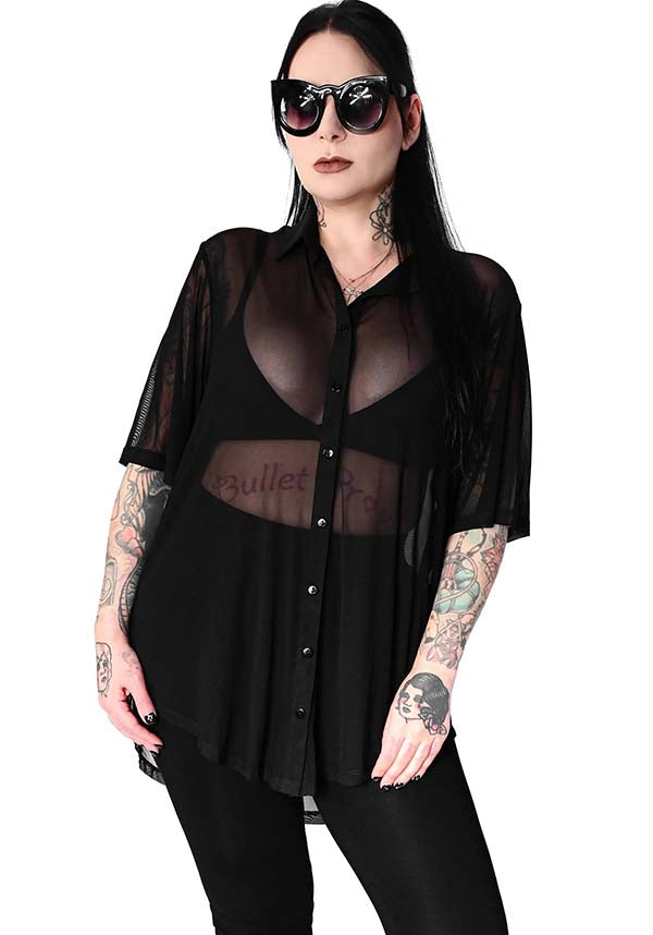 Mesh Memphis | SHORT SLEEVE OVERSIZED SHIRT