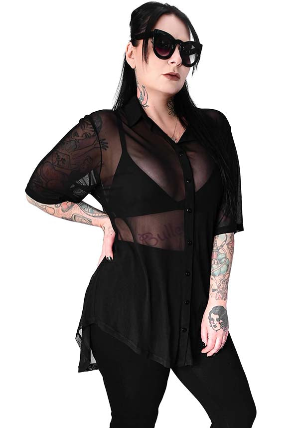 Mesh Memphis | SHORT SLEEVE OVERSIZED SHIRT