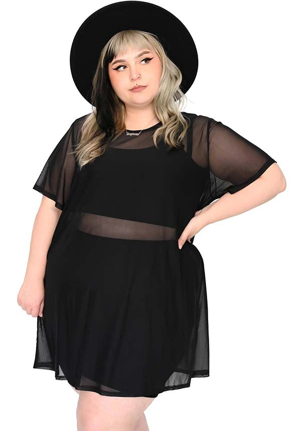 Oversized Mesh | T-SHIRT TUNIC