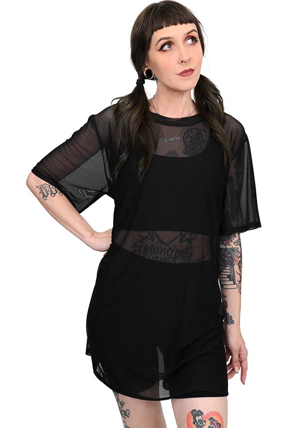 Oversized Mesh | T-SHIRT TUNIC