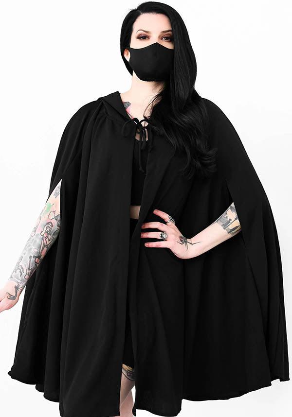 Sanderson Sister | OVERSIZED HOODED CAPE - Beserk - all, all clothing, all ladies, all ladies clothing, black, clickfrenzy15-2023, cloak, clothing, coat, cosplay, costume, discountapp, edgy, exclusive, FB77154, fox blood, foxblood, fp, goth, gothic, hood, hooded, hoodie, hoodies, hoody, labelexclusive, ladies, ladies clothing, ladies outerwear, maternity, medieval, nov21, outerwear, plus, plus size, R231121, renaissance, winter, winter clothing, winter wear, womens hoodie