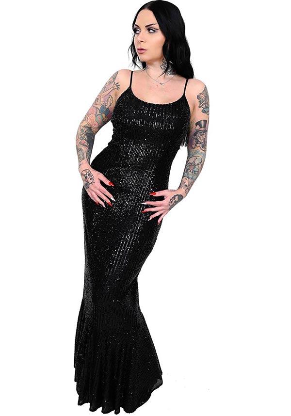 Sequin Mermaid | GOWN* - Beserk - all, all clothing, all ladies, all ladies clothing, black, clickfrenzy15-2023, clothing, discontinued, discountapp, dress, dressapril25, dresses, exclusive, FB139731, formal, formal wear, foxblood, fp, googleshopping, goth, gothic, jan23, labelexclusive, ladies, ladies clothing, ladies dress, ladies dresses, maxi dress, new years eve, nye, plus size, R150123, sequin, shiny, sparkle, womens dress, womens dresses