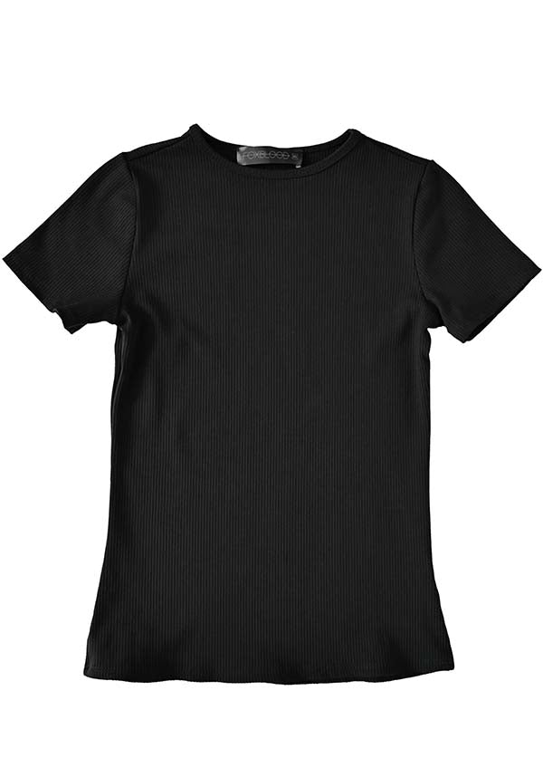 Signature Ribbed | SHORT SLEEVE TOP**