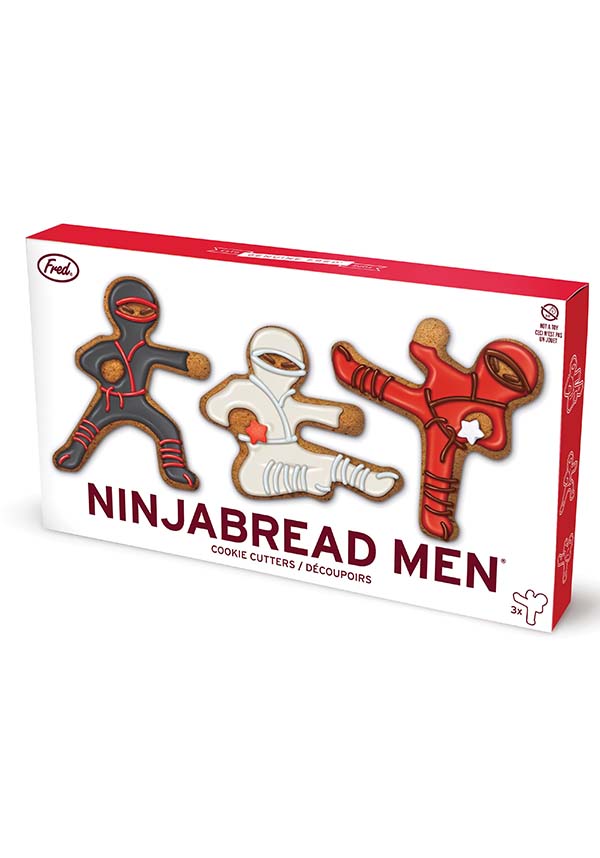 Ninjabread Men | COOKIE CUTTERS [Set of 3]
