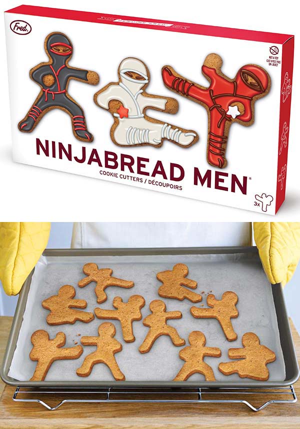 Ninjabread Men | COOKIE CUTTERS [Set of 3]