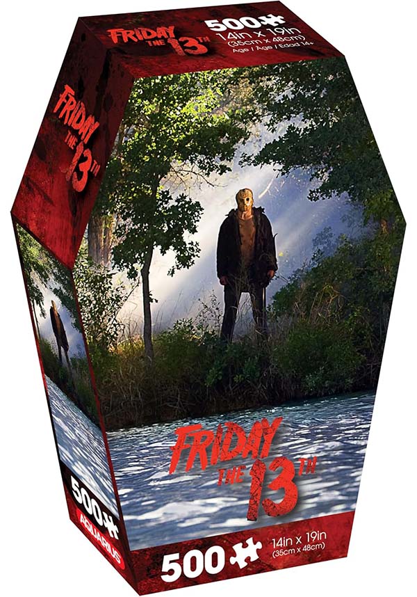 Friday The 13th Coﬃn Box | 500 Pc JIGSAW PUZZLE*