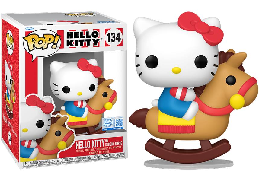 Funko Hello Kitty on Rocking Horse - Side View