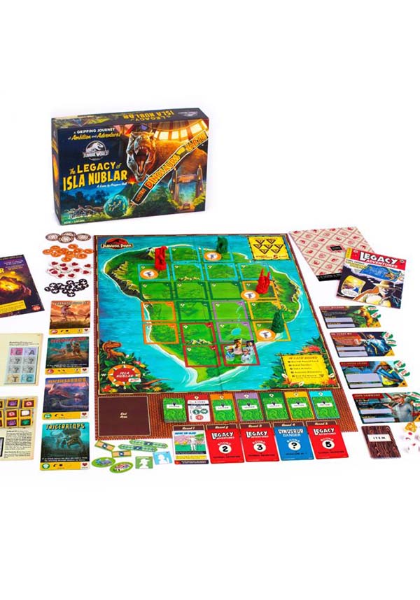 Jurassic World: Legacy of Isla Nublar | BOARD GAME**
