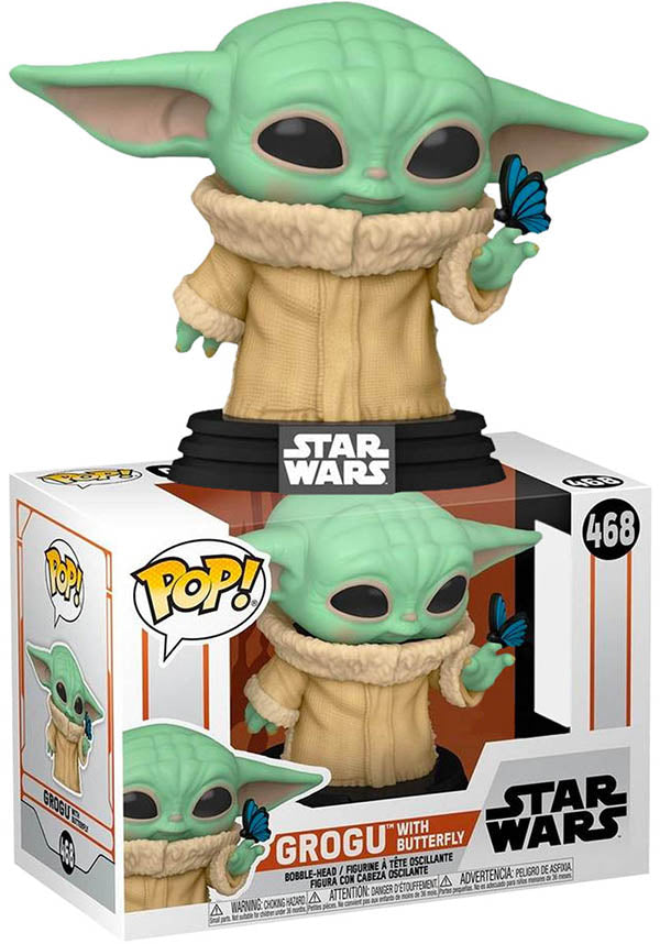 Mandalorian Grogu With Butterfly | POP! VINYL [RS]