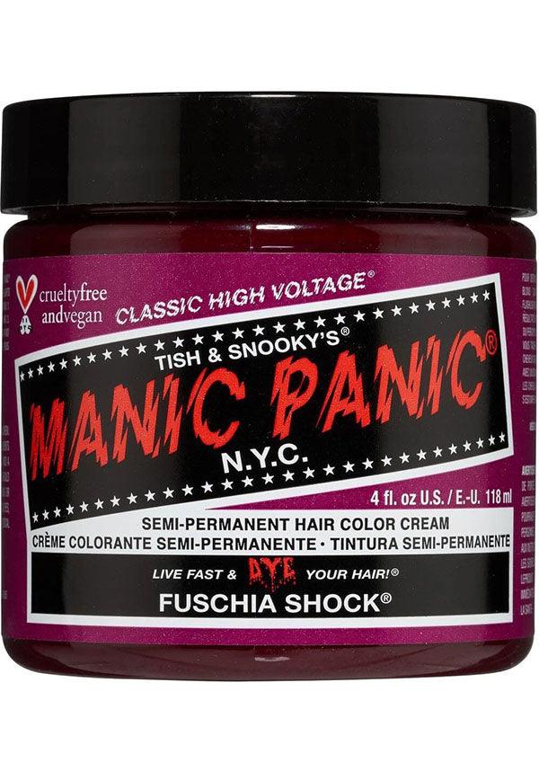 Fuschia Shock | CLASSIC COLOUR - Beserk - all, clickfrenzy15-2023, cosmetics, cpgstinc, dark purple, discountapp, dye, ebaymp, fp, goth, hair, hair colour, hair dye, hair purple, labelvegan, manic panic, manic panic hair, mermaid, purple, vegan