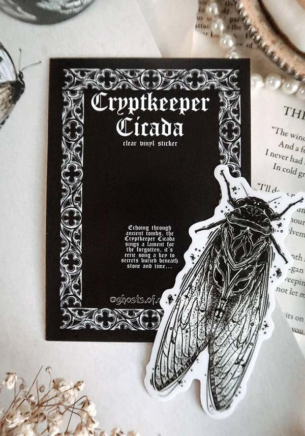 Cryptkeeper Cicada | STICKER