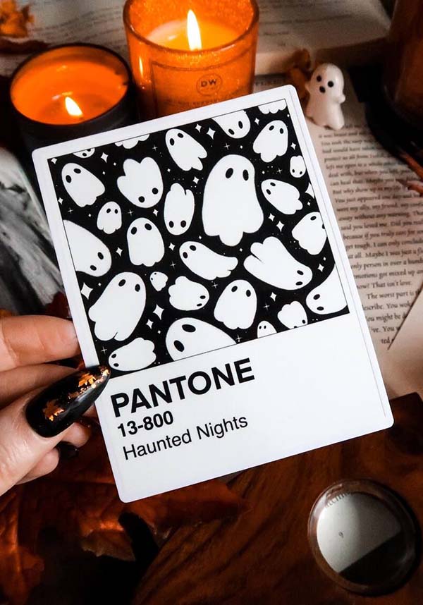 Haunted Nights Pantone | STICKER
