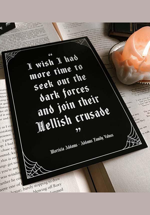 Hellish Crusade [A5] | PRINT - Beserk - addams family, all, art, art print, black, black and white, christmas gift, christmas gifts, clickfrenzy15-2023, discountapp, fp, gift, gift idea, gift ideas, gifts, GO00024, googleshopping, goth, goth homeware, gothic, gothic gifts, gothic homeware, gothic homewares, halloween homeware, halloween homewares, home, homeware, homewares, mens gift, mens gifts, morticia, print, R210922, sep22, Sept