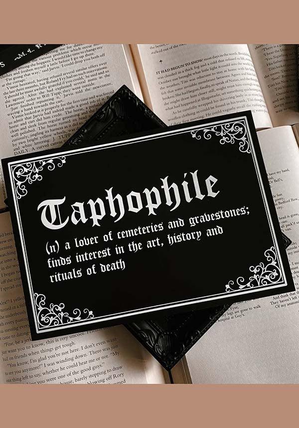 Taphophile [A5] | PRINT - Beserk - all, art, art print, black, black and white, christmas gift, christmas gifts, clickfrenzy15-2023, discountapp, fp, gift, gift idea, gift ideas, gifts, GO00024, googleshopping, goth, goth homeware, gothic, gothic gifts, gothic homeware, gothic homewares, halloween homeware, halloween homewares, home, homeware, homewares, mens gift, mens gifts, print, R210922, sep22, Sept