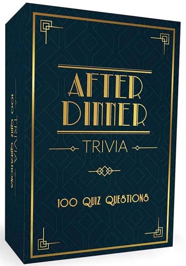 After Dinner | TRIVIA CARDS