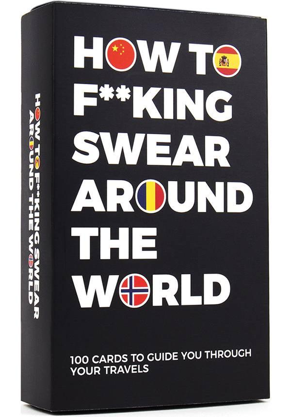 How To F**king Swear Around The World | CARDS - Beserk - all, black, cards games, clickfrenzy15-2023, cpgstinc, discountapp, fp, fun and games, gift, gift idea, gift ideas, gifts, mens gifts, party games, pop culture, puzzles and games, sep20, williamvalentine
