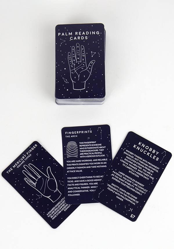Palm Reading | CARDS - Beserk - all, black, clickfrenzy15-2023, cpgstinc, discountapp, fp, gift, gift idea, gift ideas, goth, gothic, home, homeware, homewares, magic, may21, palm, palmistry, R160521, tarot, tarot card, williamvalentine, witch, witchcraft, witchy