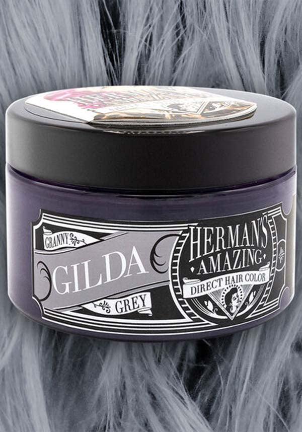 Gilda Granny Grey | HAIR COLOUR - Beserk - all, clickfrenzy15-2023, cosmetics, discountapp, dye, fp, goth, gray, grey, hair, hair colour, hair colours, hair dye, hair dyes, hair grey, hair silver, herman, hermans, hermans colour, hermans hair colour, labelvegan, vegan