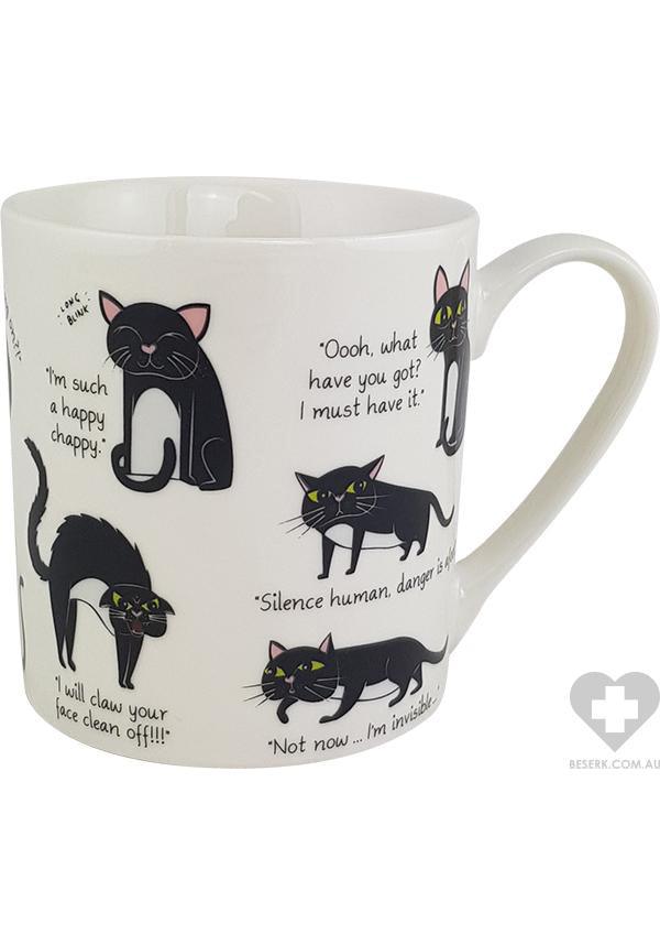 Cattitude | MUG - Beserk - all, animal, black, cats, christmas gift, christmas gifts, clickfrenzy15-2023, cpgstinc, curated, cute animals, discountapp, fp, gift, gift idea, gift ideas, gifts, home, homewares, kitchen, mens gifts, mug, oct19, winter, winter homewares