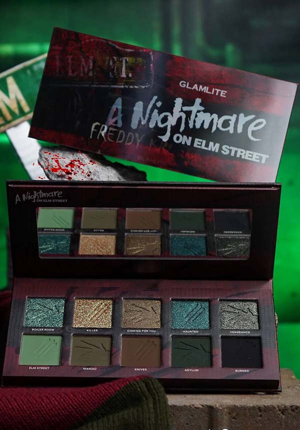 Glamlite - A Nightmare On Elm Street Freddy Krueger Palette - Buy Online  Australia