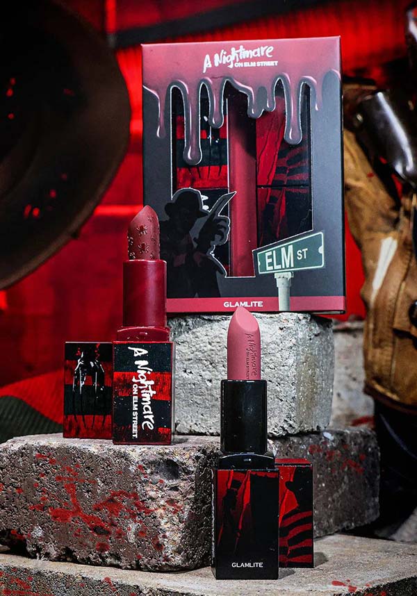 Glamlite - A Nightmare On Elm Street Freddy Lipstick Duo - Buy Online  Australia