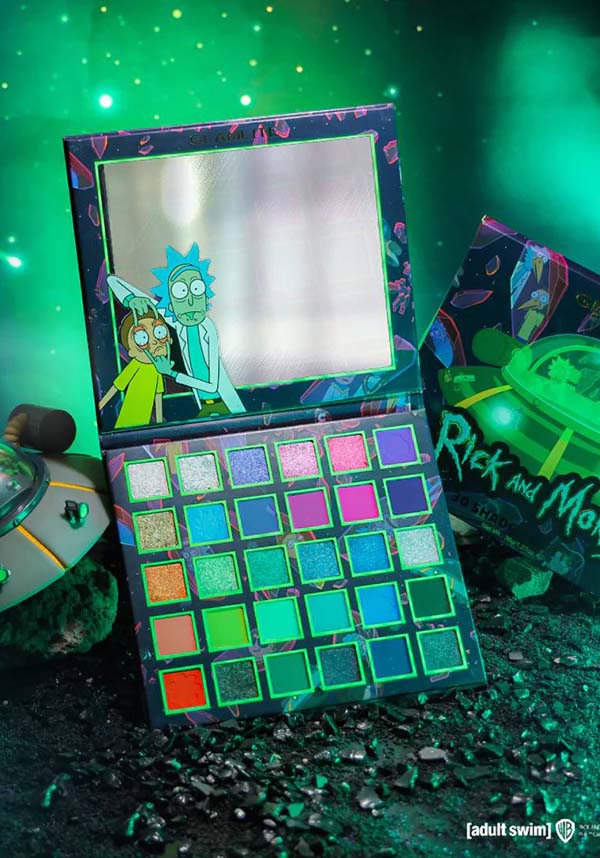 Rick and Morty x Glamlite | 30 SHADE PALETTE