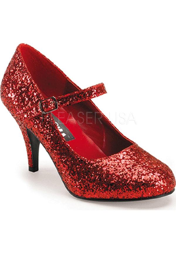 GLINDA-50G [Red Glitter] | HEELS [PREORDER] - Beserk - all, clickfrenzy15-2023, cosplay, costume, discountapp, dorothy, fp, funtasma, glitter, halloween costume, heels, heels [preorder], labelpreorder, ppo, preorder, red, shoes, wizard of oz