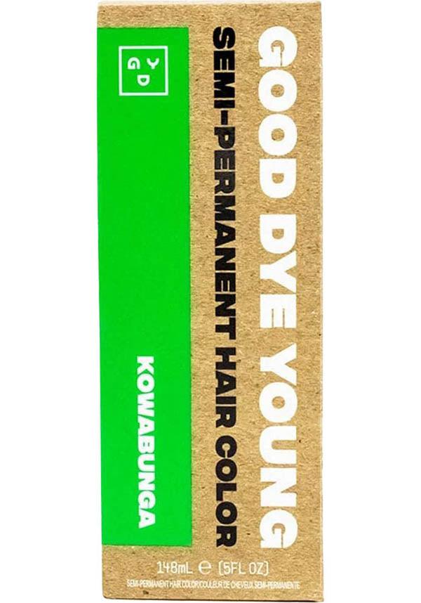 Kowabunga | HAIR COLOUR - Beserk - 420sale, all, bright green, clickfrenzy15-2023, colour:green, cosmetics, cpgstinc, discountapp, dye, dyes, fp, GD023801, GDY-GWP, good dye young, gooddyeyoung, green, hair, hair color, hair colour, hair colours, hair dye, hair dyes, hair green, hair products, labelvegan, mermaid, neon green, R010921, sep21, vegan