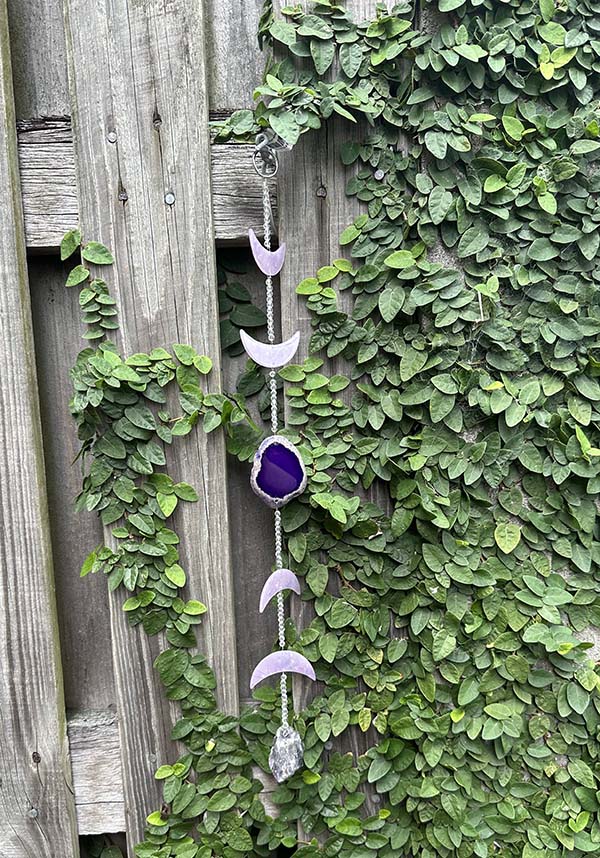 Amethyst Moon Phase | HANGER | GOTHIC GIFTS HOME ADDITIONS