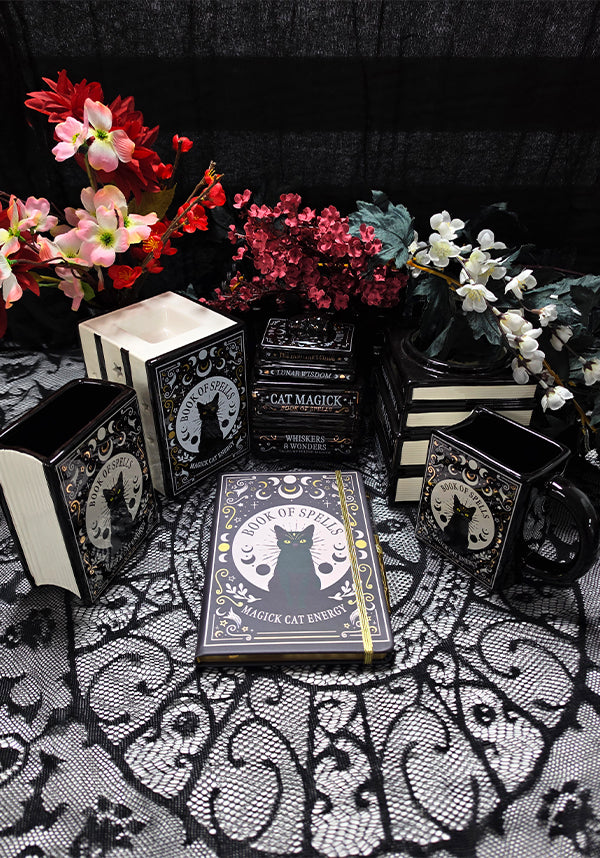 Black Cat Magick Book Stack | VASE