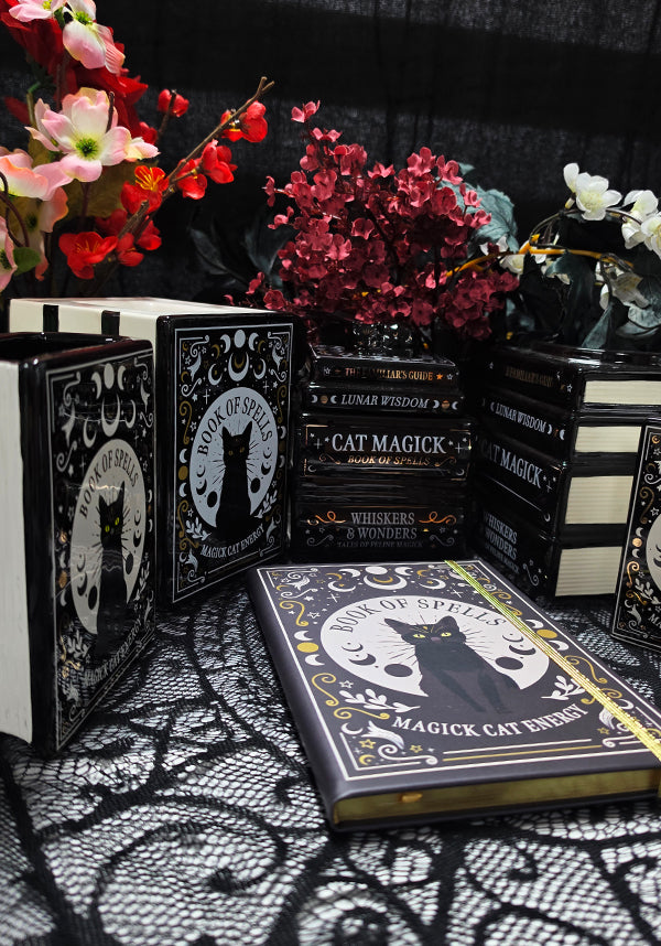 Black Cat Magick Book Stack | VASE