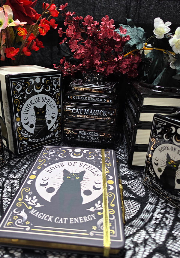 Black Cat Magick Book Stack | VASE