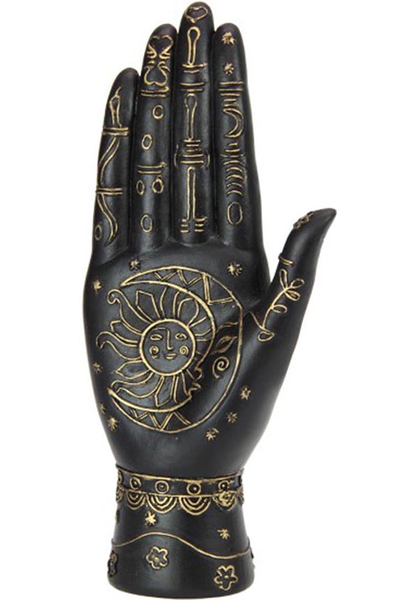 Black/Gold | PALMISTRY HAND