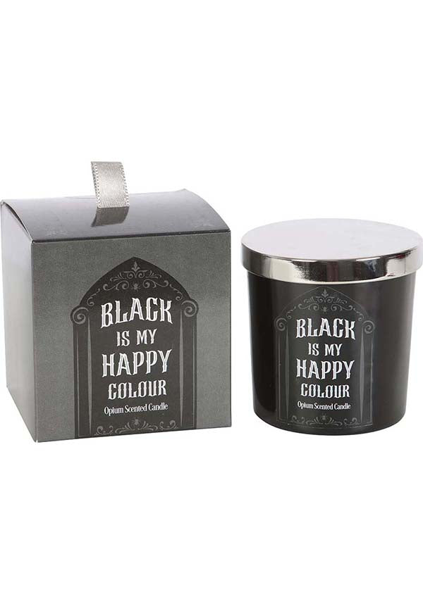 Black is My Happy Colour | OPIUM CANDLE