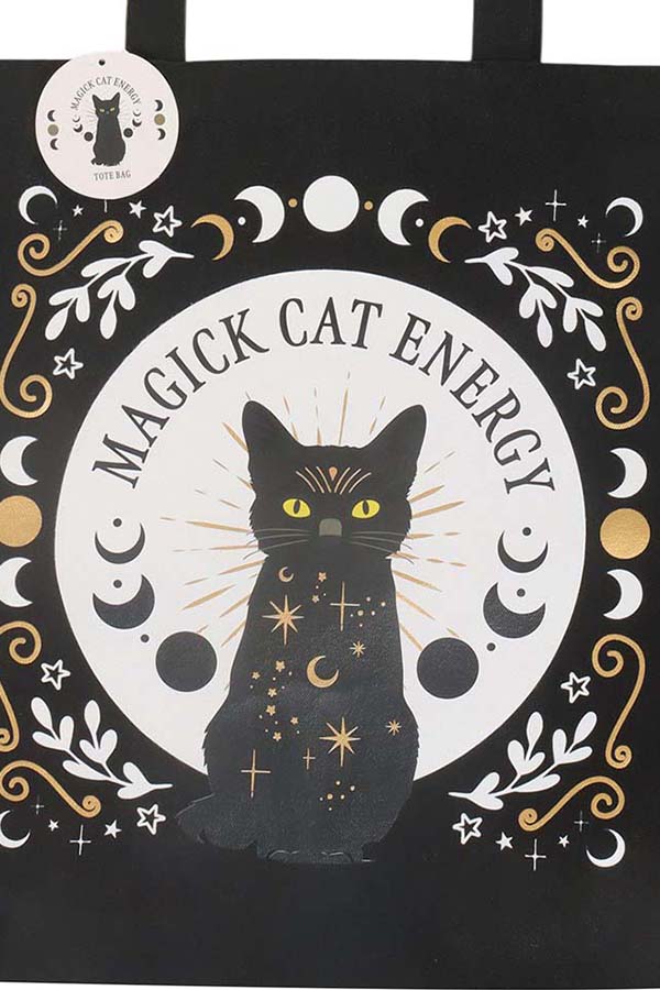 Black Magick Cat Energy | TOTE BAG