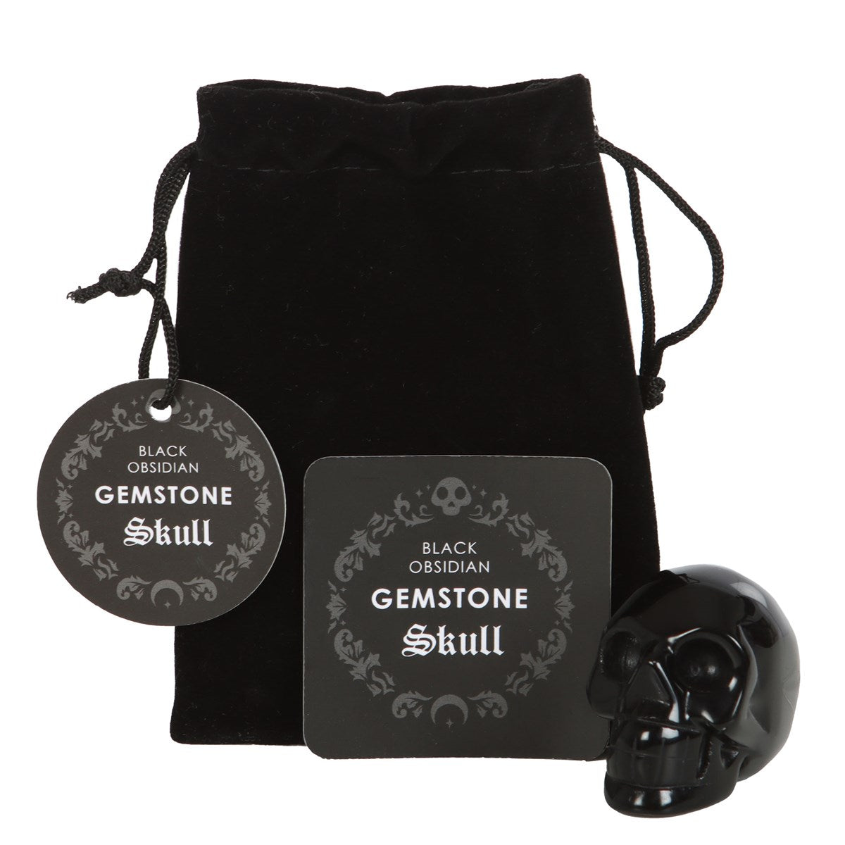 Black Obsidian | CRYSTAL SKULL*
