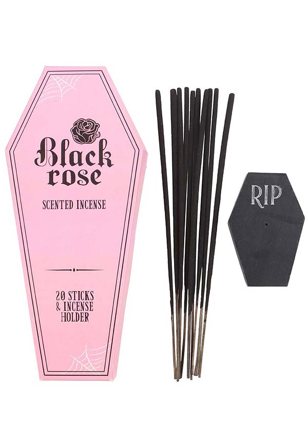 Black Rose | INCENSE PACK AND HOLDER